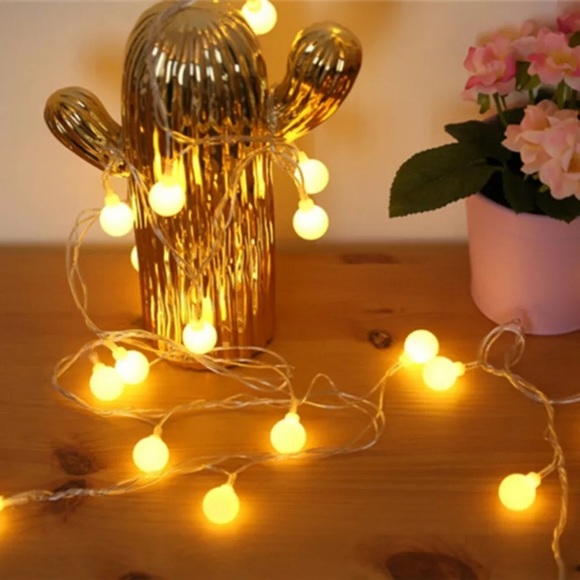 NEW! BOHO CIRCULAR BULB SOFT WHITE LIGHTS - Picture 3 of 8